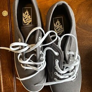 Vans Taupe Canvas Sneakers
